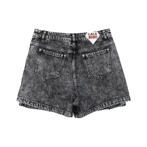 LALABOBO Джинсовые шорты Женские Черные