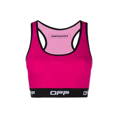 Off Белый SS21 Розово-красный Женское спортивное белье