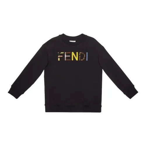 FENDI Черные Толстовки для Детей