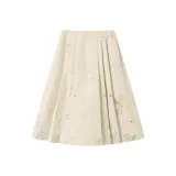 Маленькая бежевая юбка