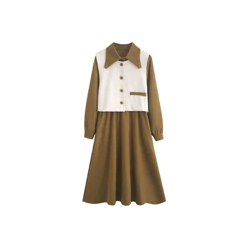 Peiyue Hanbok Комплект с юбкой Женские Кофе