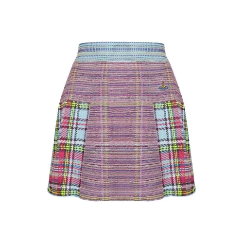 Vivienne Westwood Фиолетовые Женские Повседневные Короткие Юбки
