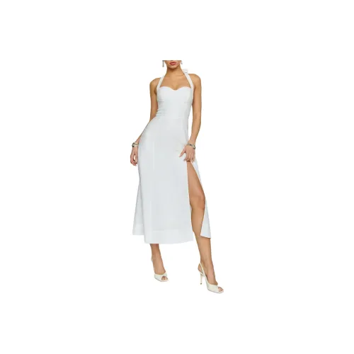 Reformation Tala Linen Dress Slip Dress Women's 100% лен