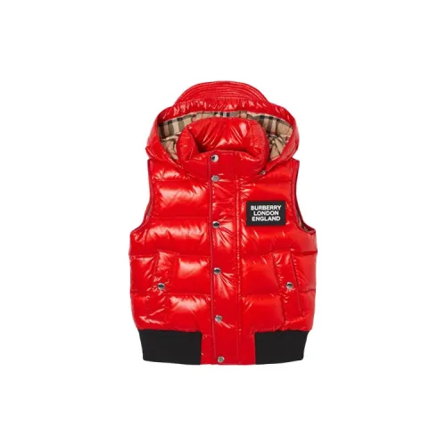 Burberry Красный Kids Пуховый жилет