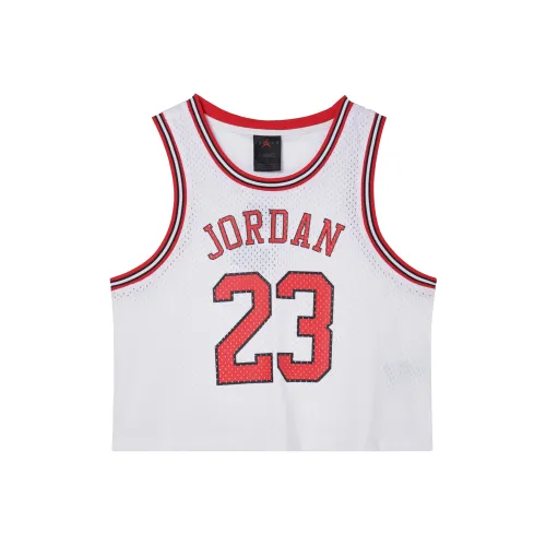 Джордан Баскетбольная Джерси Женская Белая