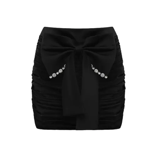 OZLANA Daughter of the Sea series SS23 Повседневные короткие юбки Женские Черный