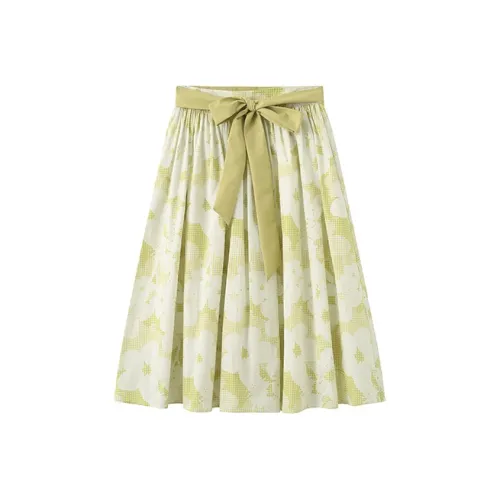 Cubic Out of the peach series Женские повседневные длинные юбки