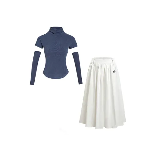 Ice cream and whale Женские повседневные костюмы