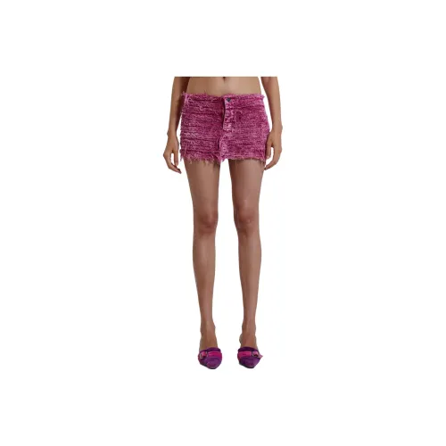 Jaded London Розовые Женские Джинсовые Короткие Юбки