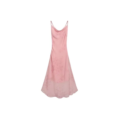 HeartyBite Slip Платье Женское Розовое