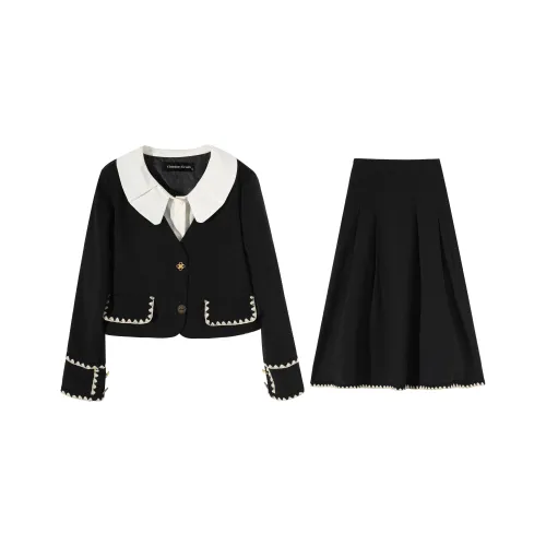 EIDOLON GRAIN Комплект с юбкой Женские Черный