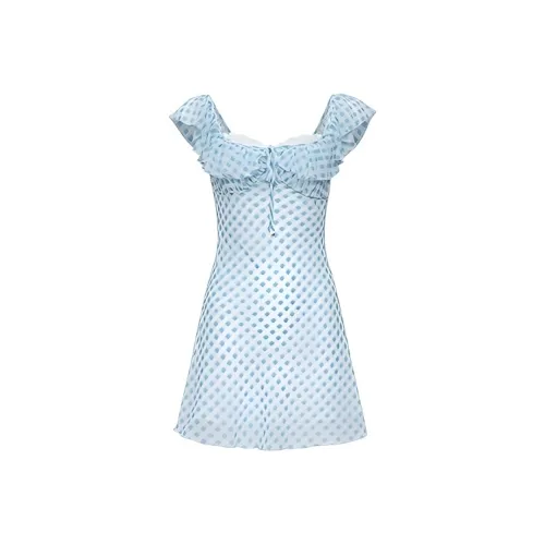 XIAOJUCHUANLI Slip Платье Женское Синее