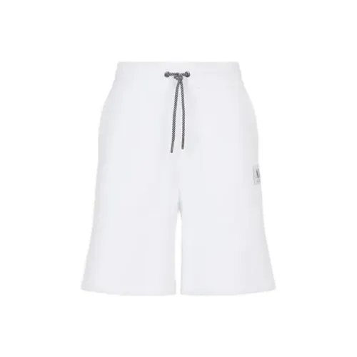 EMPORIO ARMANI Белые Женские Спортивные Шорты