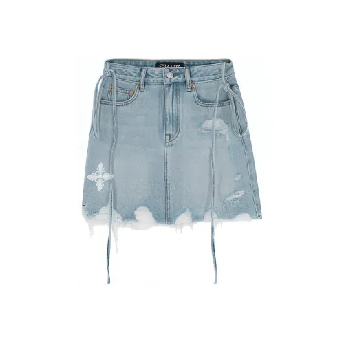 SMFK Женские джинсовые короткие юбки