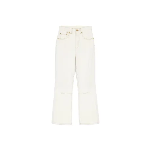 Jacquemus Женские Джинсы Табачного Цвета
