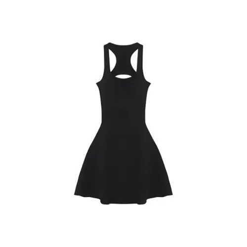 ONE PASS STUDIO Slip Платье Женское Черное