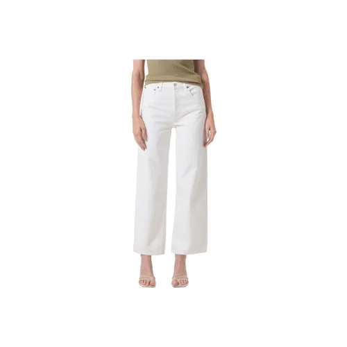 AGOLDE Джинсы Женские Теплый Белый