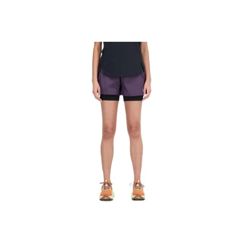 New Balance Фиолетовые Женские Спортивные Шорты