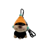 Апельсин, шляпа, пчелка, щенок