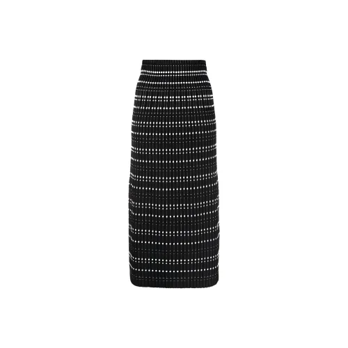 Alexander McQueen Повседневный Длинный Юбка Женские Черный