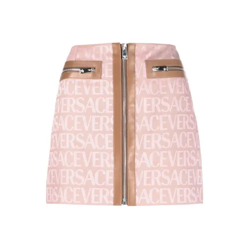 VERSACE Розовые Женские Повседневные Короткие Юбки