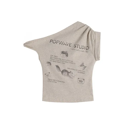 SISC Светло-серые Женские Футболки