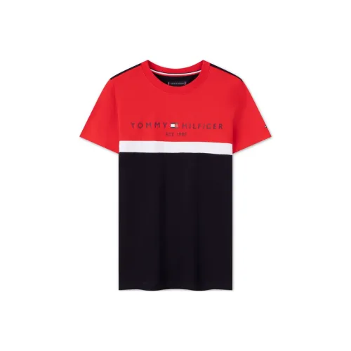 Tommy Hilfiger Красный и Темно-синий Комбинация 002 Детские Рубашки