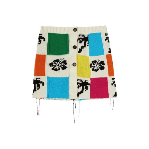 MSGM Многоцветные Женские Повседневные Короткие Юбки