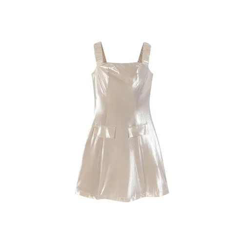 CARIEDO Slip Платье Женское Блестящее Ртуть