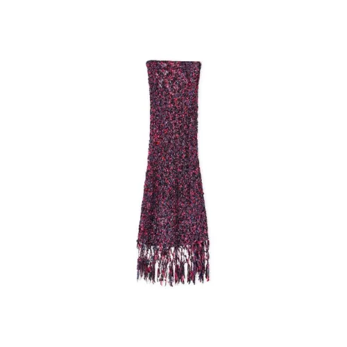 LOEWE Фиолетовые Женские Повседневные Длинные Юбки