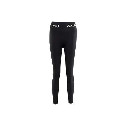 EVISU Черные Женские Спортивные Брюки