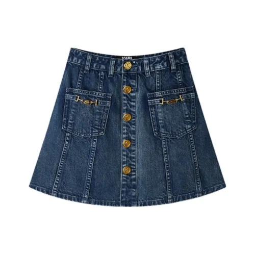 Karl Lagerfeld Джинсовые короткие юбки Женские Синие