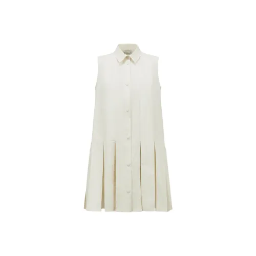 Moncler Без рукавов Платье Женское Цвет Слоновая кость