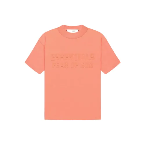 Fear of God Essentials Кораллово-красные Детские Рубашки