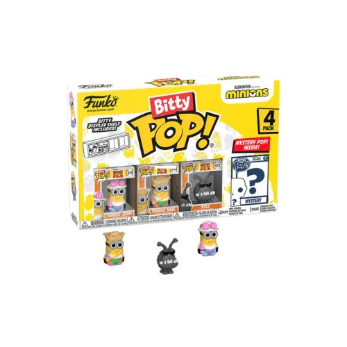 Funko Гадкий я Миньоны Tourist Jerry 4PK Фигурки в стиле чиби