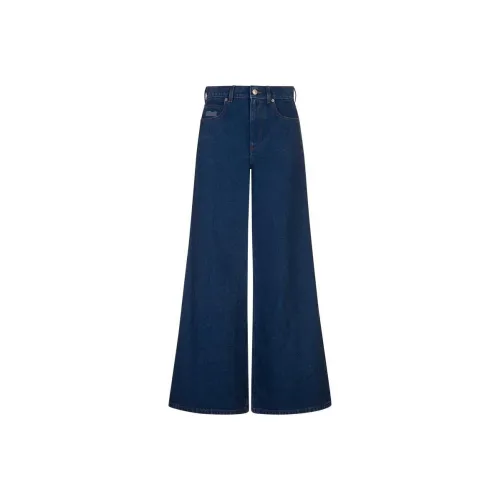 MARNI Темно-синие Женские Джинсы