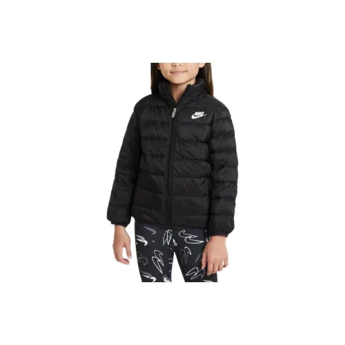 Nike Черный Kids Утеплённые куртки