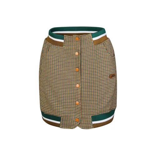 Guuka Hero Повседневные короткие юбки Женские Зеленый