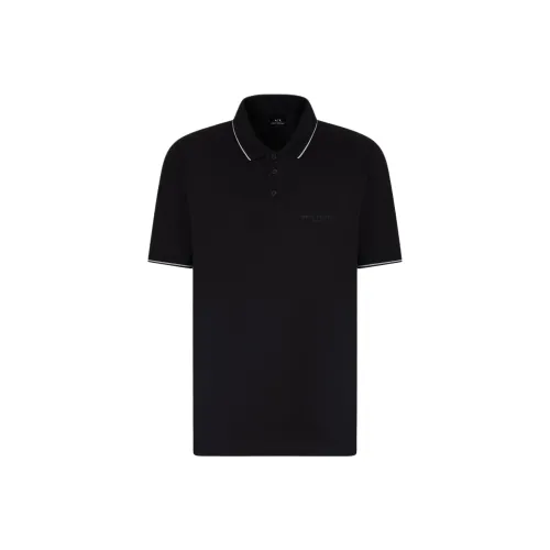 ARMANI EXCHANGEAE Мужское Поло Черное