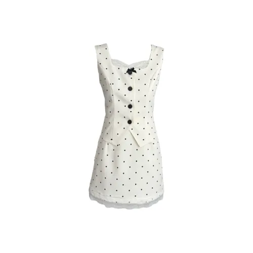 MISSHONEY MH Без рукавов Платье Женское Абрикосовое