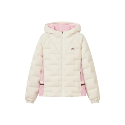 FILA KIDS Down Jacket Coconut Milk White Teenagers FILA KIDS Пуховик Кокосовое Молоко Белый Подростки