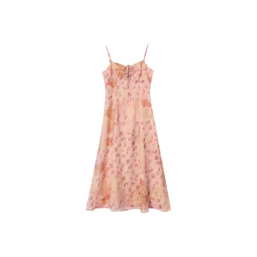 WESTLINK Slip Платье Женское Розовый Оранжевый