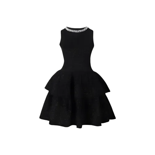 Dear Zhazha Без рукавов Платье Женское Черное