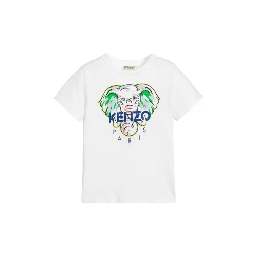 KENZO Белая Детская Рубашка