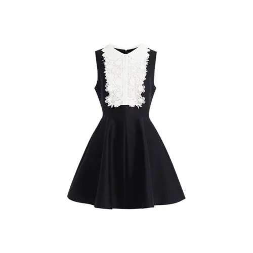 ONE PASS STUDIO Без рукавов Платье Женское Черное