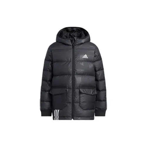 Adidas Черные Kids Пуховики