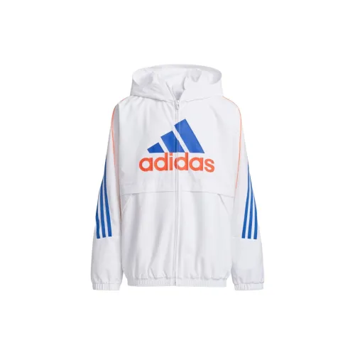 Adidas Белый Кобальтовый синий Kids Куртки
