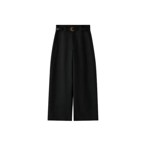 SHUXI Костюм Брюки Женские Ежегодное Кольцо Черный