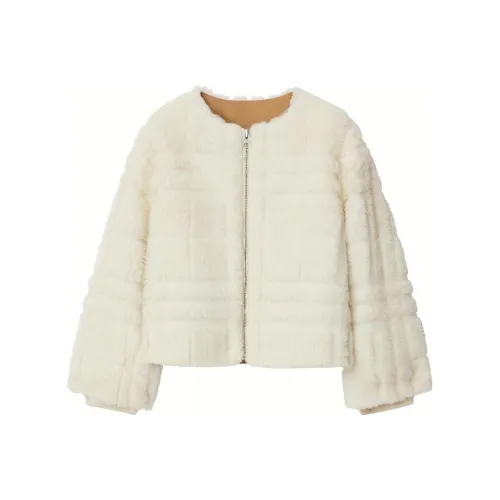 Burberry Слоновая кость Kids Куртки