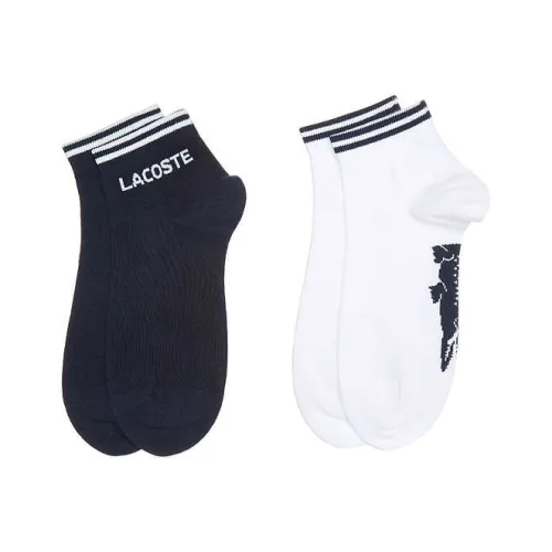 LACOSTE 2 шт. Темно-синий/Белый Унисекс Носки